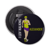 Race Walking Flaschenöffner (Vorderseite)