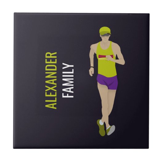 Race Walking Fliese (Vorderseite)