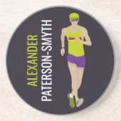 Race Walking Getränkeuntersetzer (Vorne)