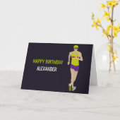 Race Walking Karte (Gelbe Blume)