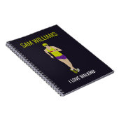 Race Walking Notizblock (Rechte Seite)