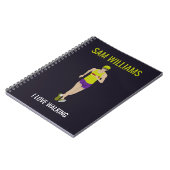 Race Walking Notizblock (Linke Seite)