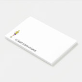 Race Walking Post-it Klebezettel (angewinkelt)