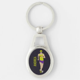 Race Walking Schlüsselanhänger