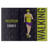 Race Walking Schneidebrett (Vorderseite)