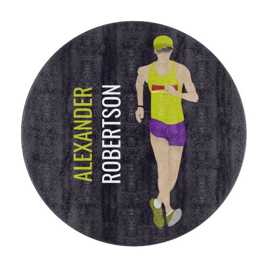 Race Walking Schneidebrett (Vorderseite)