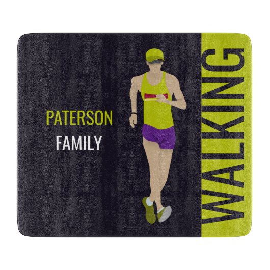 Race Walking Schneidebrett (Vorderseite)