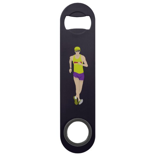 Race Walking Speed Flaschenöffner (Vorderseite)