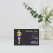 Race Walking Visitenkarte (Stehend Vorderseite)