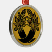 Raceae Silbernes Ornament (Rechts)