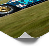 Racecar #14 poster (Ecke)