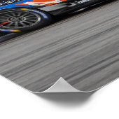 Racecar #36 Poster (Ecke)