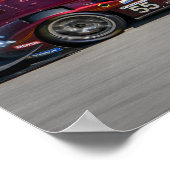 Racecar #55 poster (Ecke)