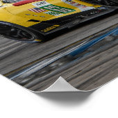 Racecar #63 poster (Ecke)
