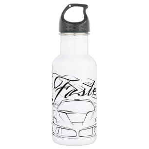 Racecar in Stämmen Trinkflasche
