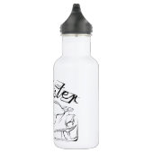 Racecar in Stämmen Trinkflasche (Rechts)