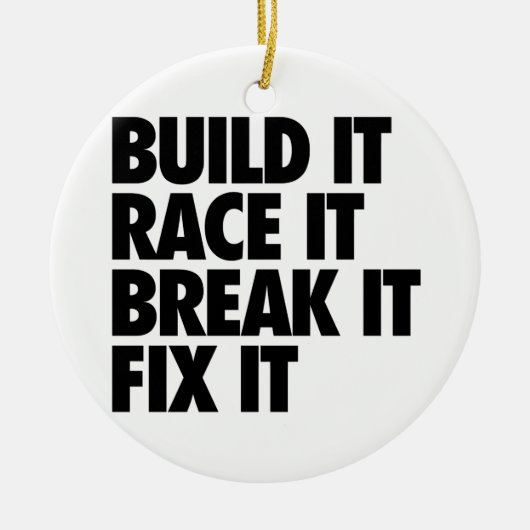 RaceCar Keramikornament (Vorne)