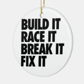 RaceCar Keramikornament (Links)