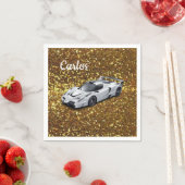 Racecar Paper Napkins Serviette (Beispiel)