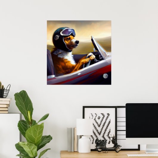 Racecar Poster (Heimbüro)