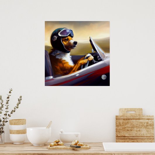 Racecar Poster (Küche)