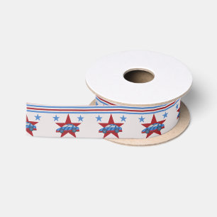 Racecar Themed Ribbon Satinband