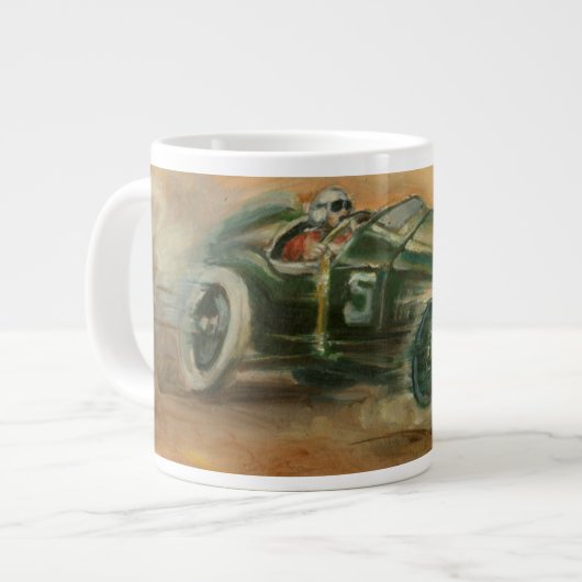 Racecar von Ethan Harper Jumbo-Tasse (Vorderseite Links)