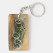 Racecar von Ethan Harper Schlüsselanhänger (Rückseite)