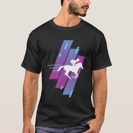 Racehorb Off Track Thoroughbred Ottb T-Shirt (Vorderseite)