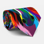 Racehorse Derby Day farbenfroh Krawatte (Gerollt)