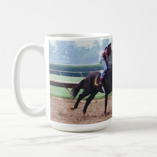 Racehorse Kaffeetasse (Links)