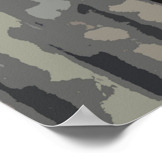 Racehorse mit Jockey in Blue Poster (Ecke)