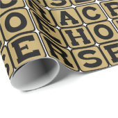 Racehorse, Reitsportler Geschenkpapier (Rolleneckpunkt)