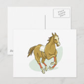 Racehorse Silks Pferderennbahnen Gallps Rassen Postkarte (Vorne/Hinten)