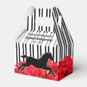 Racehorse und Rose Derby Brautparty Geschenkschachtel (Vorderseite)