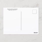 Racehorses vor den Stands Edgar Degas Postkarte (Rückseite)