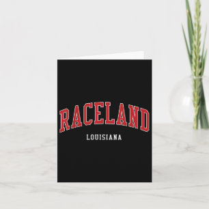 Raceland Louisiana College Universitätsstil  Karte