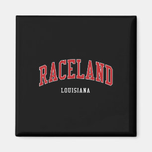 Raceland Louisiana Uni University Style Magnet