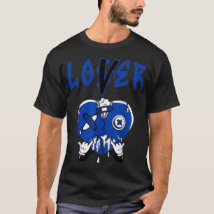 Racer Blue 5s T-Shirt zum Loser Lover Heart 5 Ar