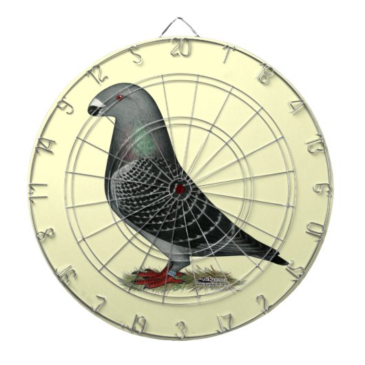 Racer Dark Karo anzeigen Dartscheibe (vorne)