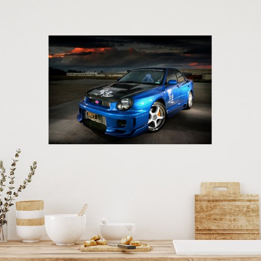 Racer importieren poster (Küche)