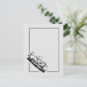 Racer Postkarte (Stehend Vorderseite)