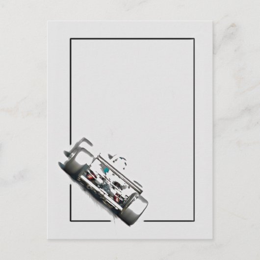 Racer Postkarte (Vorderseite)
