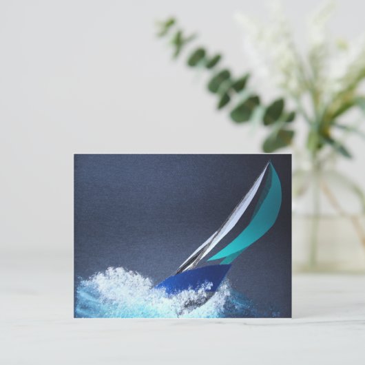 Racer Postkarte (Stehend Vorderseite)