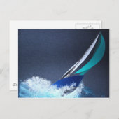 Racer Postkarte (Vorne/Hinten)