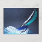 Racer Postkarte (Vorderseite)