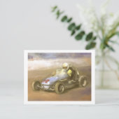 Racer Postkarte (Stehend Vorderseite)