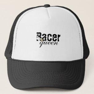 Racer Queen Crown Race Car Driver Trucker Hat Truckerkappe