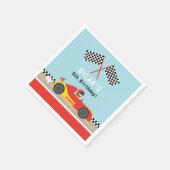 Racer Racer Boys Geburtstagsparty Napkins Serviette (Ecke)