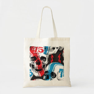 Racer Skull: Vintage Nahtlose Rebellion. Tragetasche